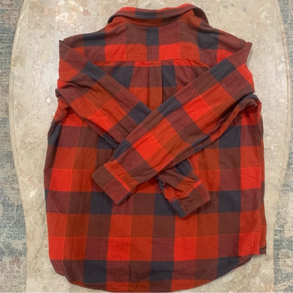 Columbia‎ Red and Black Plaid Long Sleeve Button Up XL Casual Regular Fit - Picture 5 of 6